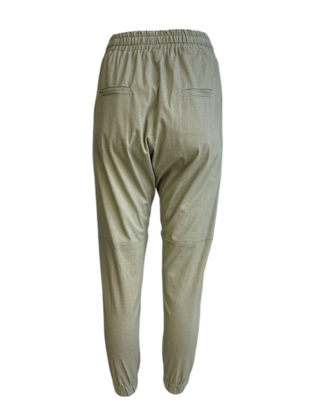 LOST IN LUNAR Women's Khaki Bailey Drawstring Pants Size US 2 NWT