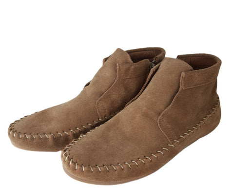 MATT BERNSON Women's Brown Camel Suede Bandit Booties #MB2905 9 NWB