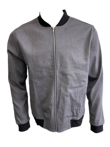 WESC Men's Asphalt Baron Contrast Collar Windbreaker Jacket Size L NWT