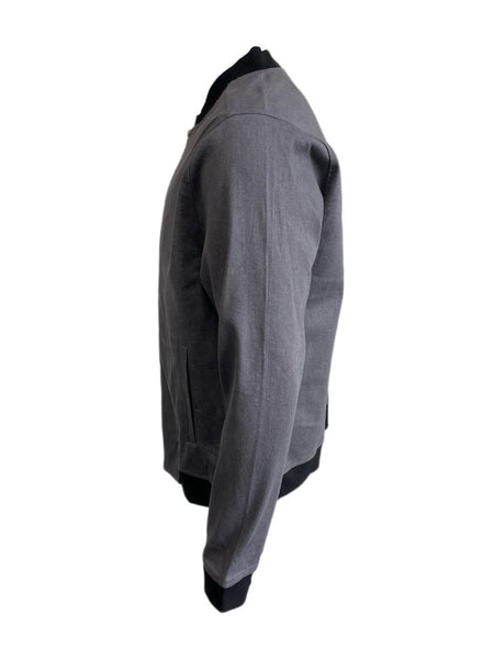 WESC Men's Asphalt Baron Contrast Collar Windbreaker Jacket Size L NWT