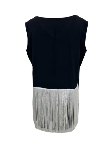 Marina Rinaldi Women's Black Basilare Tank Top 16W/25 NWT