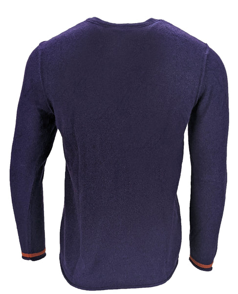 Benson Men's Nightshade Cashmere Wool V-Neck Sweater CSW02N Size Large NWT