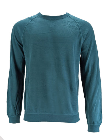 Benson Men's Green Crew Neck Lightweight Sweater SC01 Size Large NWT