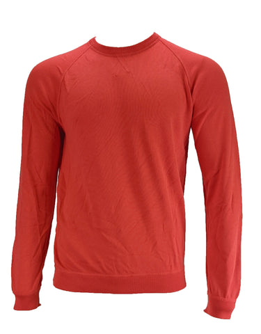 Benson Men's Red Crew Neck Lightweight Sweater SC01 NWT