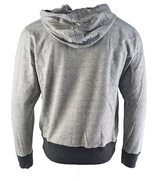 Benson Grey Melange Cotton Full Zip Hoodie WS02 Size Large NWT