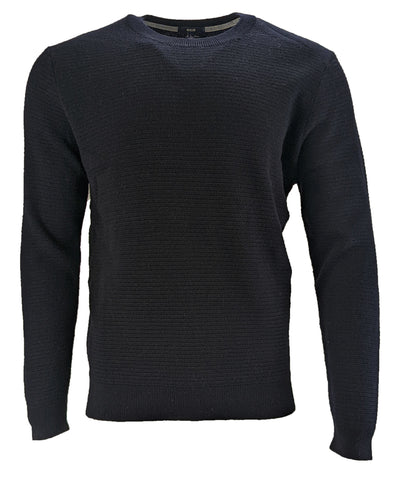 Benson Men's Navy Wool Crew Neck Sweater WW01 Size Large NWT