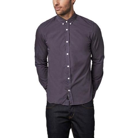 BESPOKEN Men's Dark Grey Sanford Button Down Shirt 001001 $225 NWT