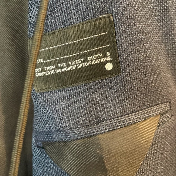 BESPOKEN Men's Navy Wool Hooded Blazer 003049 $1,185 NWT