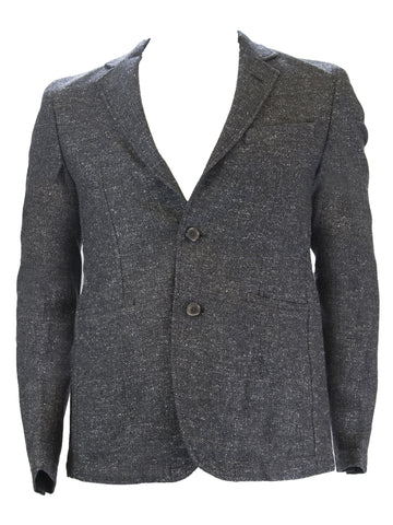 BESPOKEN Men's Charcoal Wool Blend Blazer 010058 Size Large $885 NWT