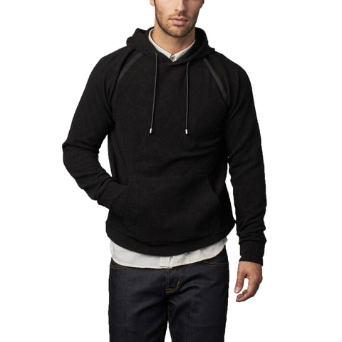 BESPOKEN Men's Black Bleeker Hoodie KN011 $185 NWT