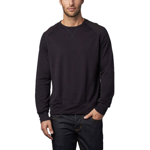 BESPOKEN Men's Dark Navy Fatigue Crewneck Sweatshirt MKN03102 $185 NWT