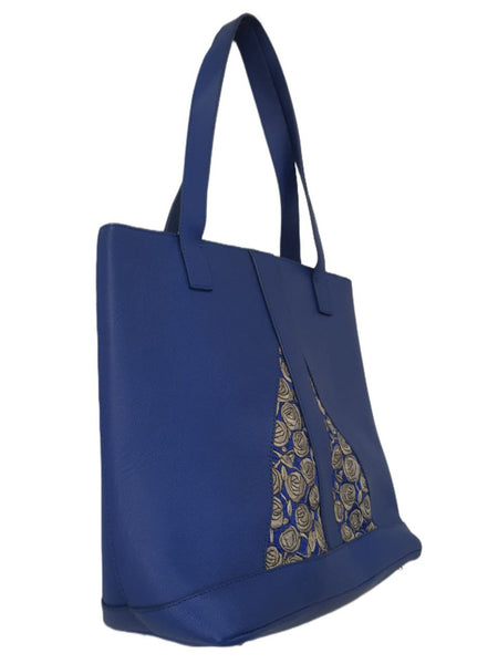 POPINJAY Women's Blue Baracoa Tote Bag #Popin6 One Size NWT