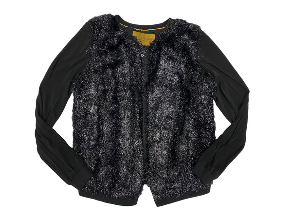 Hanley Mellon Women's Shiny Garland Open Front Jacket