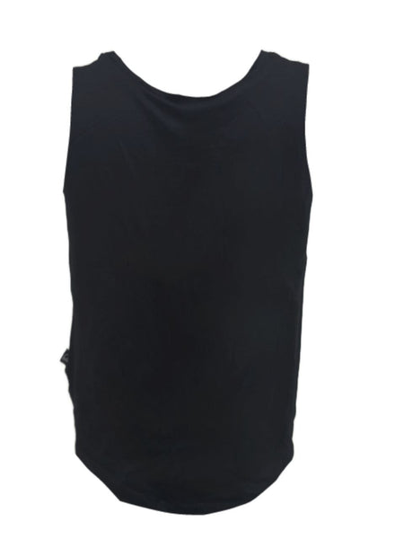 TEREZ Girl's Black Rayon Tank Shirt #3389546 6 Years NWT