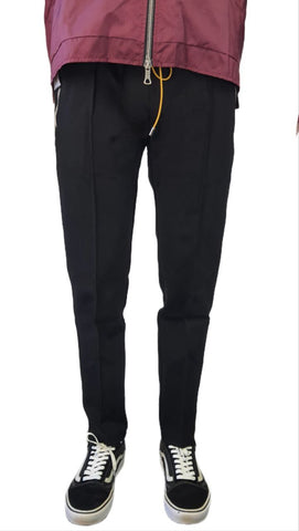 RHUDE Men's Black Track Traxedo With Gold Lace Up Pant #PPB01 X-Large NWT