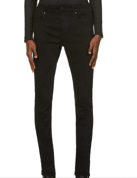 7 FOR ALL MANKIND Men's Black Paxtyn Skinny Luxe Perfomance Jeans #ANXB 38 NWT