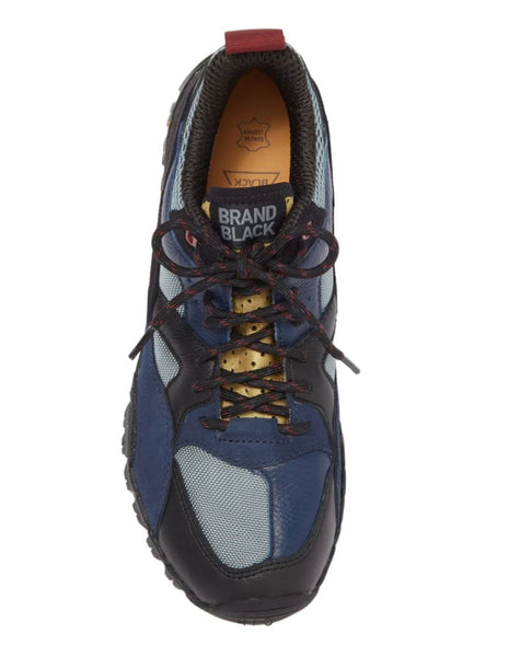 BRANDBLACK Men's Black Leather Cresta Lace Up Sneaker #475BB 8 NWB