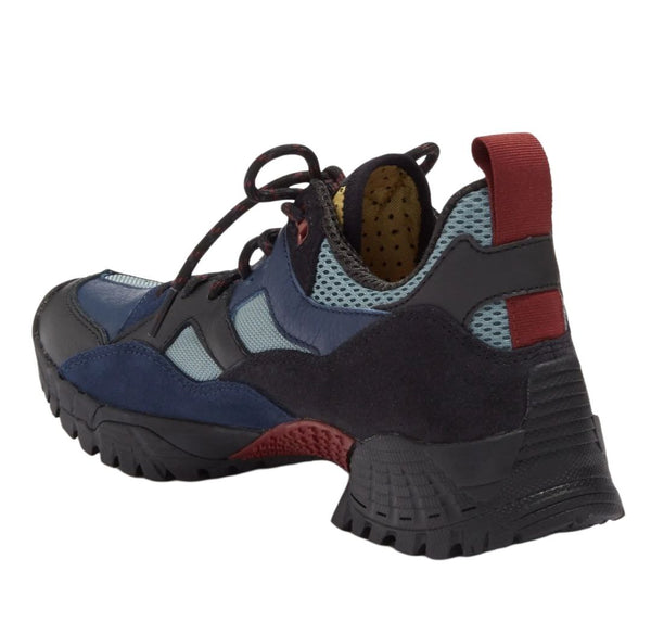 BRANDBLACK Men's Black Leather Cresta Lace Up Sneaker #475BB 8 NWB