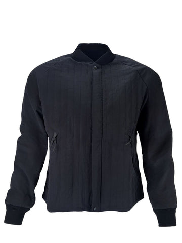 BRANDBLACK Men's Black Long Sleeve Bomber Jacket #BB1260 NWT