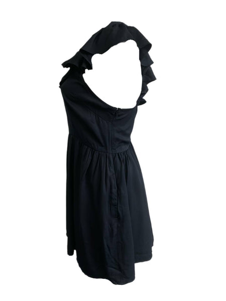 Treasure & Bond Women's Black Ruffle Straps Sun Dress Size XXL NWOT