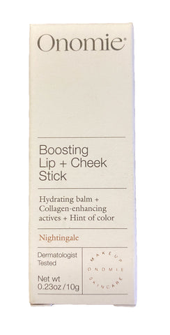 ONOMIE Boosting Lip + Cheek Hydrating & Collagen Stick in Nightingale Shade 8g