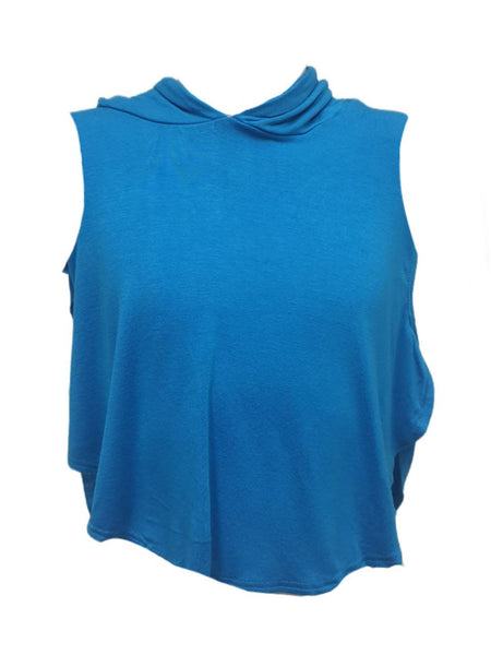 TEREZ Girl's Blue Short Hoodie #11601549 NWT