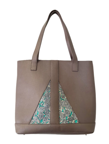 POPINJAY Women's Brown Baracoa Tote Bag #Popin6 One Size NWT