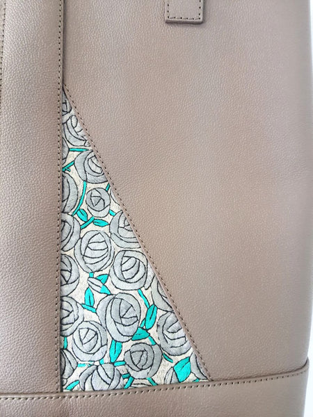 POPINJAY Women's Brown Baracoa Tote Bag #Popin6 One Size NWT