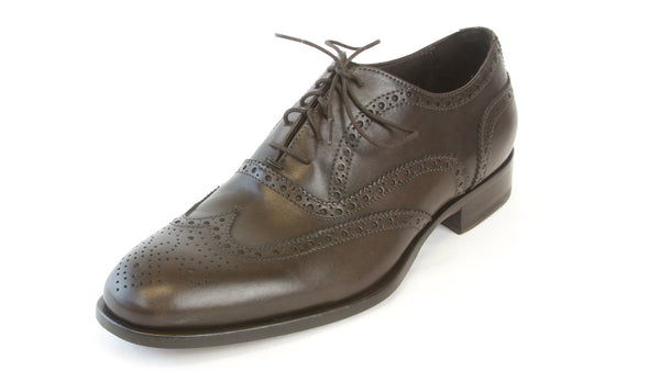 J. LINDEBERG Men's Brogue 3 Italian Calf Oxford Shoes $495 NEW