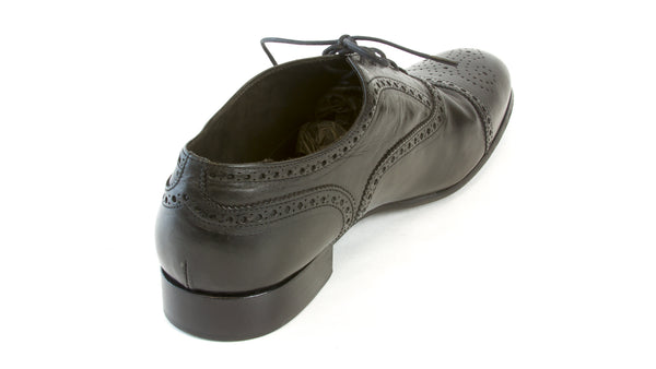 J. LINDEBERG Men's Black Brogue 2 Soft Leather Oxford Shoes Sz 11 $430 NEW