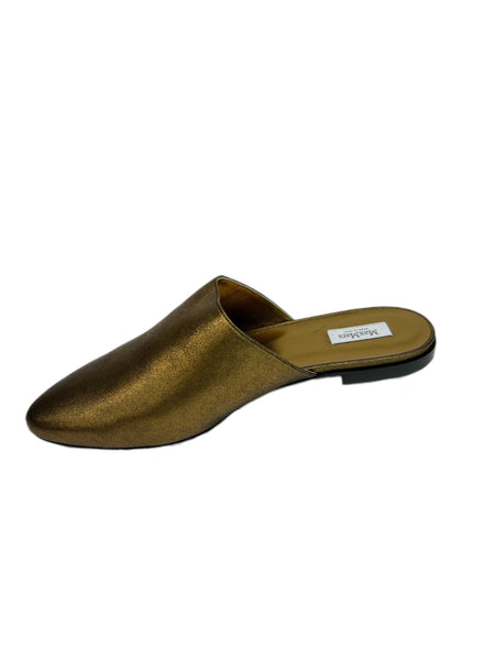 Max Mara Women's Tobacco Urlo Leather Sandals NWB