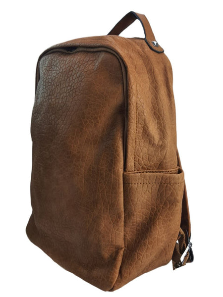 URBAN ORIGINALS Women's Brown Vegan Leather Fashion Backpack #Brn1 NWT