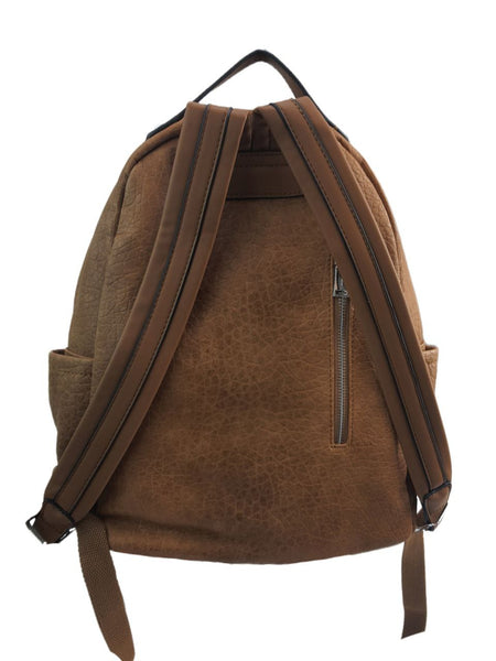 URBAN ORIGINALS Women's Brown Vegan Leather Fashion Backpack #Brn1 NWT