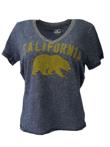 AMERICAN COLLEGIATE Women's Grey California T-Shirt #ASW8003 NWT