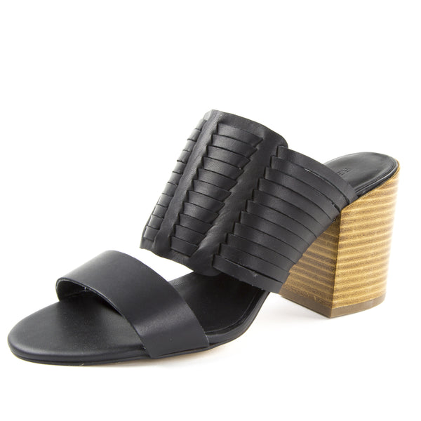 REBECCA MINKOFF Women's Camila Tatched Stacked Heel Sandals $175 NIB