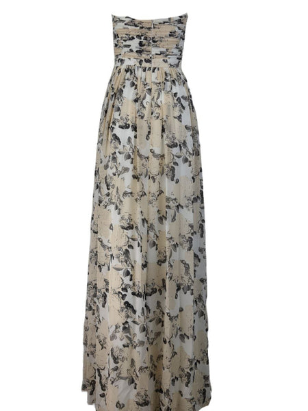 ERIN Women's Beige Peach Maxi Dress #40713704700 4 NWT