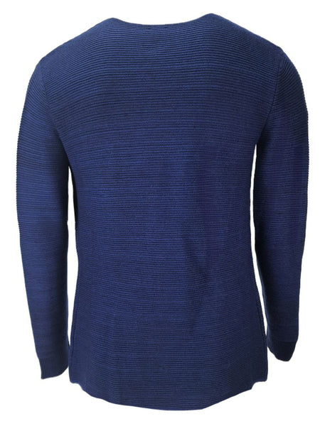 EFM Men's Blue Knitted Wool Blazer #D2EM1166446 48/58 NWT