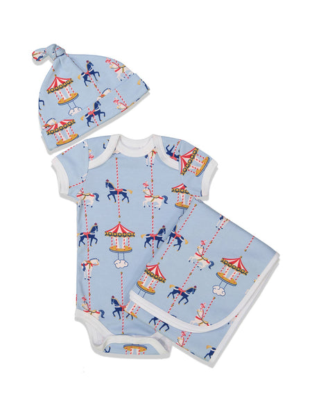 ROBERTA ROLLER RABBIT Infants Popcorn Carousel Bundle of Joy Set (0-3M) $95 NEW