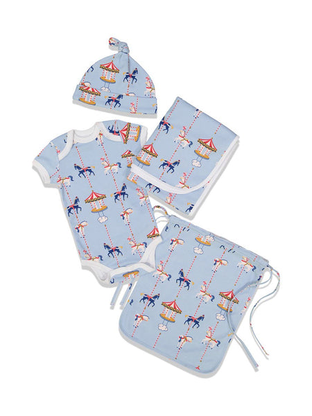 ROBERTA ROLLER RABBIT Infants Popcorn Carousel Bundle of Joy Set (0-3M) $95 NEW