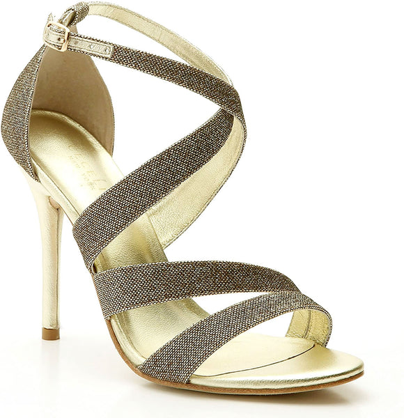 CECELIA New York Women's Gold Faith Stiletto Heels 6.5 NIB