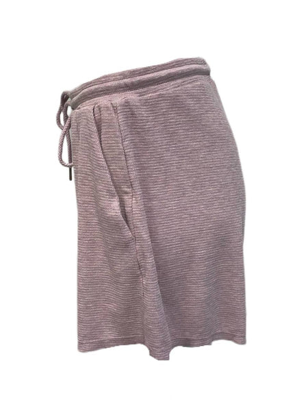 HEARTLOOM Women's Lilac Celina Waffle Drawstring Shorts Size M NWT