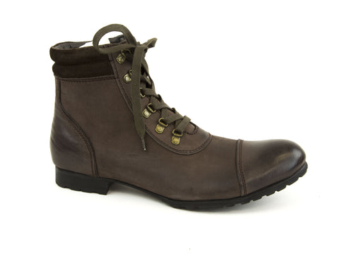SCHMOOVE Men's Dark Brown Nubuck Leather Charlie Mountain Boots NEW