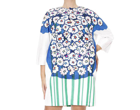 MARINA RINALDI Women's Multi Ciclad Floral Printed Jacket $1485 NWT