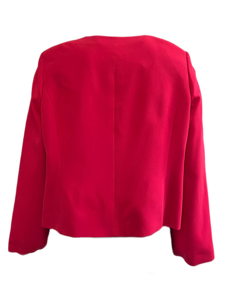Marina Rinaldi Women's Red Ciliegia Flare Sleeve Jacket Size 20W/29 NWT