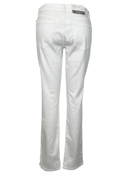 DL1961 Women's Milk Coco Mid Rise Curvy Straight Jeans NWT