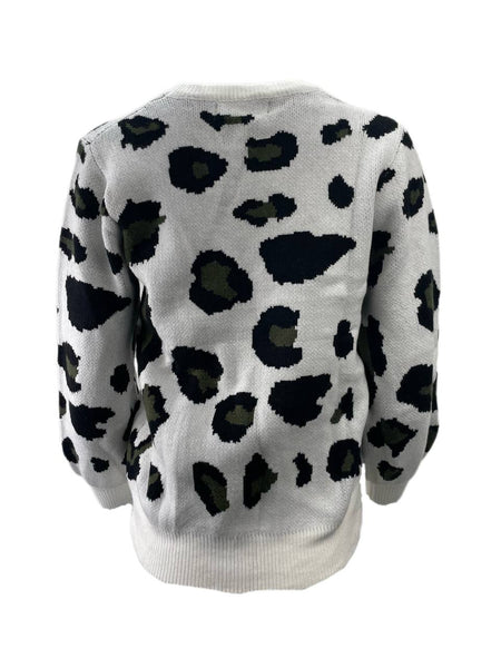 LOST IN LUNAR Women's White Como Knit Jumper Size XS NWT