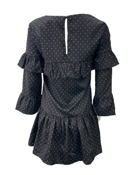 LOST IN LUNAR Women's Black Connect The Dots Mini Dress Size US 2 NWT