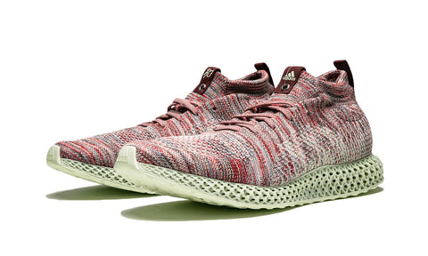 ADIDAS X KITH Men's Consortium Runner Kith 4D Sneakers, Maroon, US 7