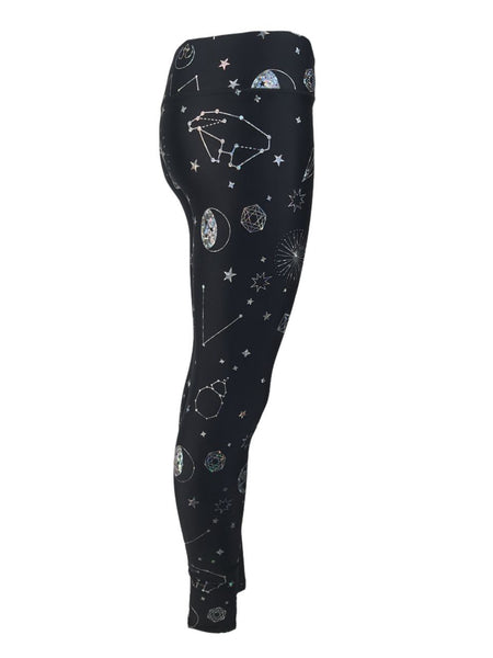 TEREZ Women's Black Hologram Star Wars Leggings #22258034 X-Small NWT