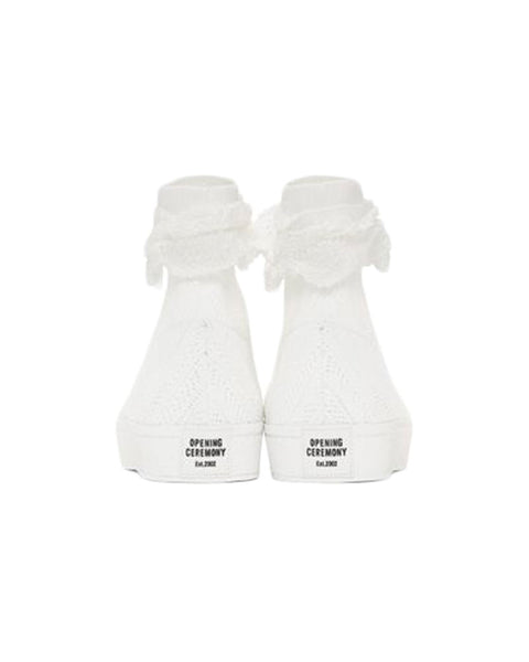 OPENING CEREMONY Women's Bobby Sock Crochet Sneakers, White